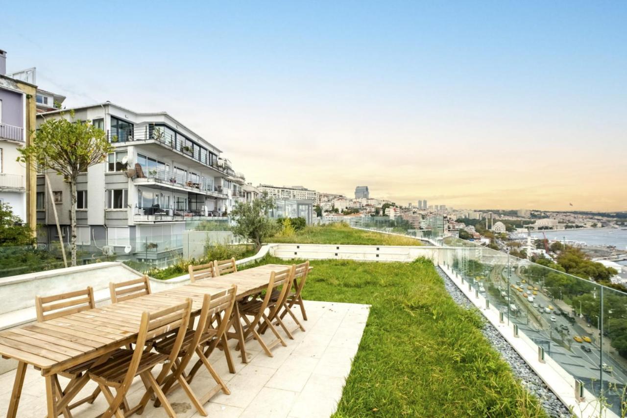Excellent Flat W 360 Bosphorus View In Cihangir Istanbul Ngoại thất bức ảnh